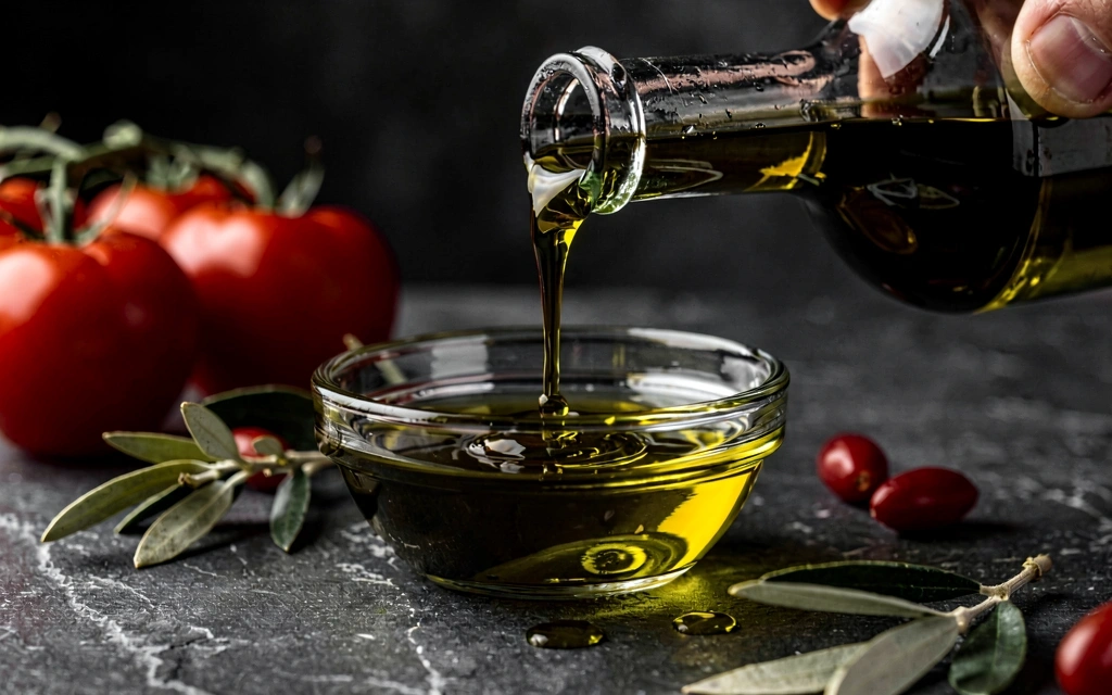 Aceite de Oliva Virgen Extra proceso de vertido